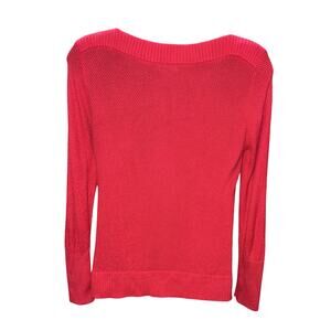 Banana Republic Cherry Red Knit Sweater Casual Size XL Normcore Preppy